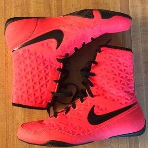 pink nike boxing boots